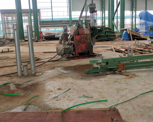 隆广镇地面下沉注浆